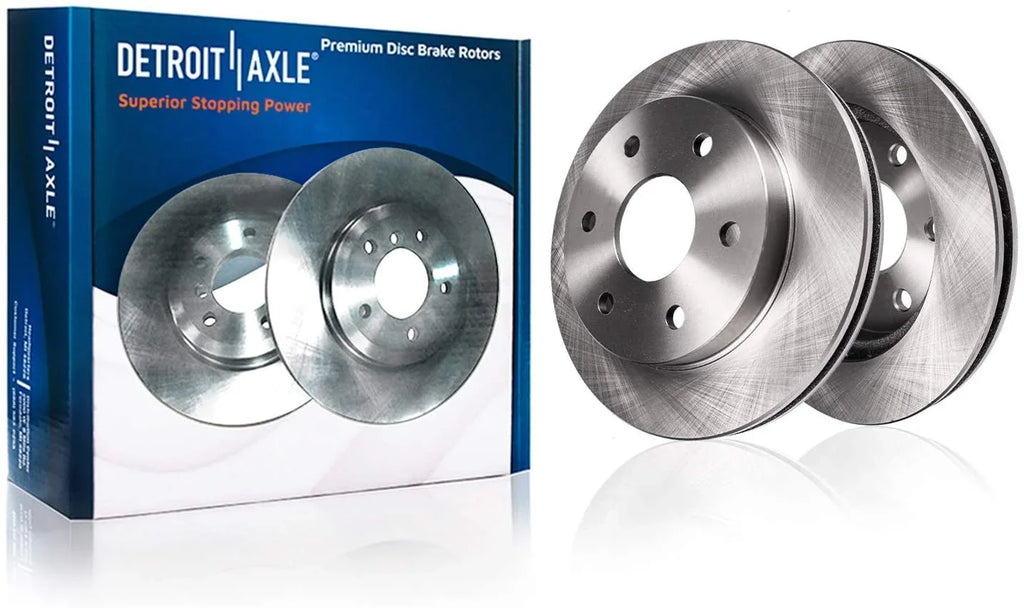 Detroit Axle - Rear Brake Kit for 2012-2020 Ford F-150 Replacement 2013 2014 2015 2016 2017 2018 2019 Disc Brake Rotors Ceramic Brakes Pads 6 Lugs : 13.70" Rotor