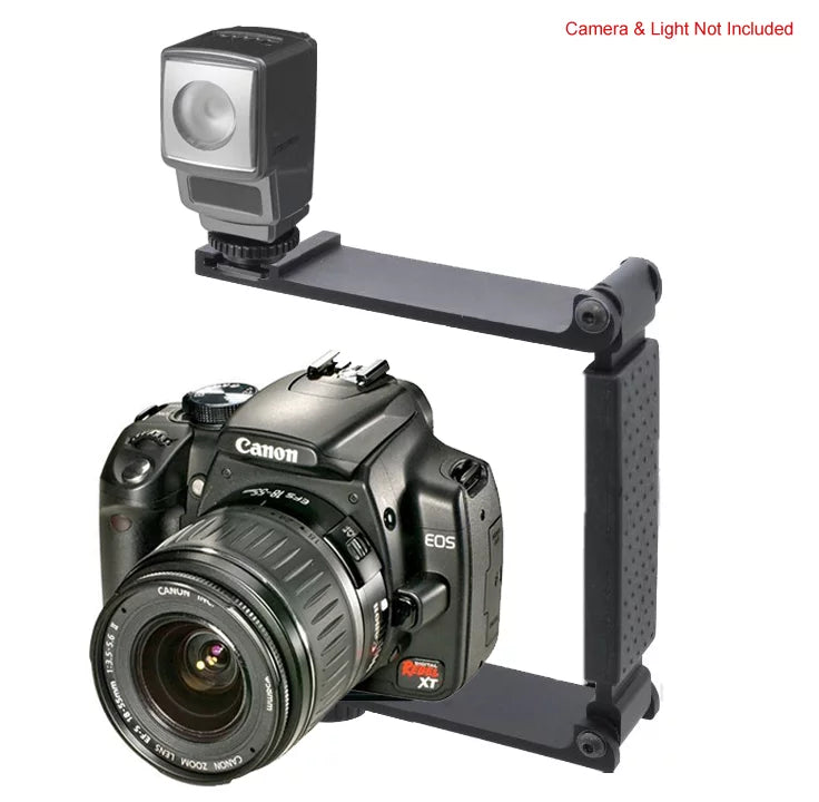 High Quality Aluminum Mini Folding Bracket For Sony Alpha A6500 (Accommodates Flashes, Lights Or Microphones)