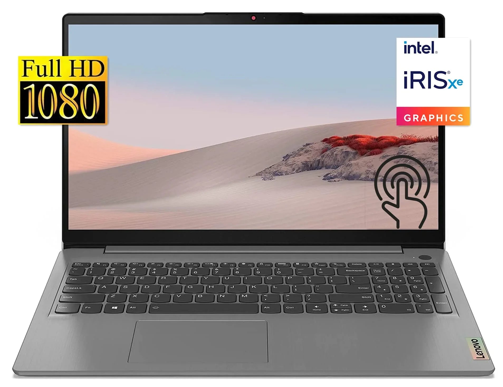 2021 IdeaPad 3 Laptop, 15.6" FHD IPS Touchscreen Display, i5-1135G7 (>i7-1065G7), Iris Xe Graphics, Wi-Fi 6, Camera, Type-C, Fingerprint, w/Accessories (20GB RAM | 512GB PCIe SSD)