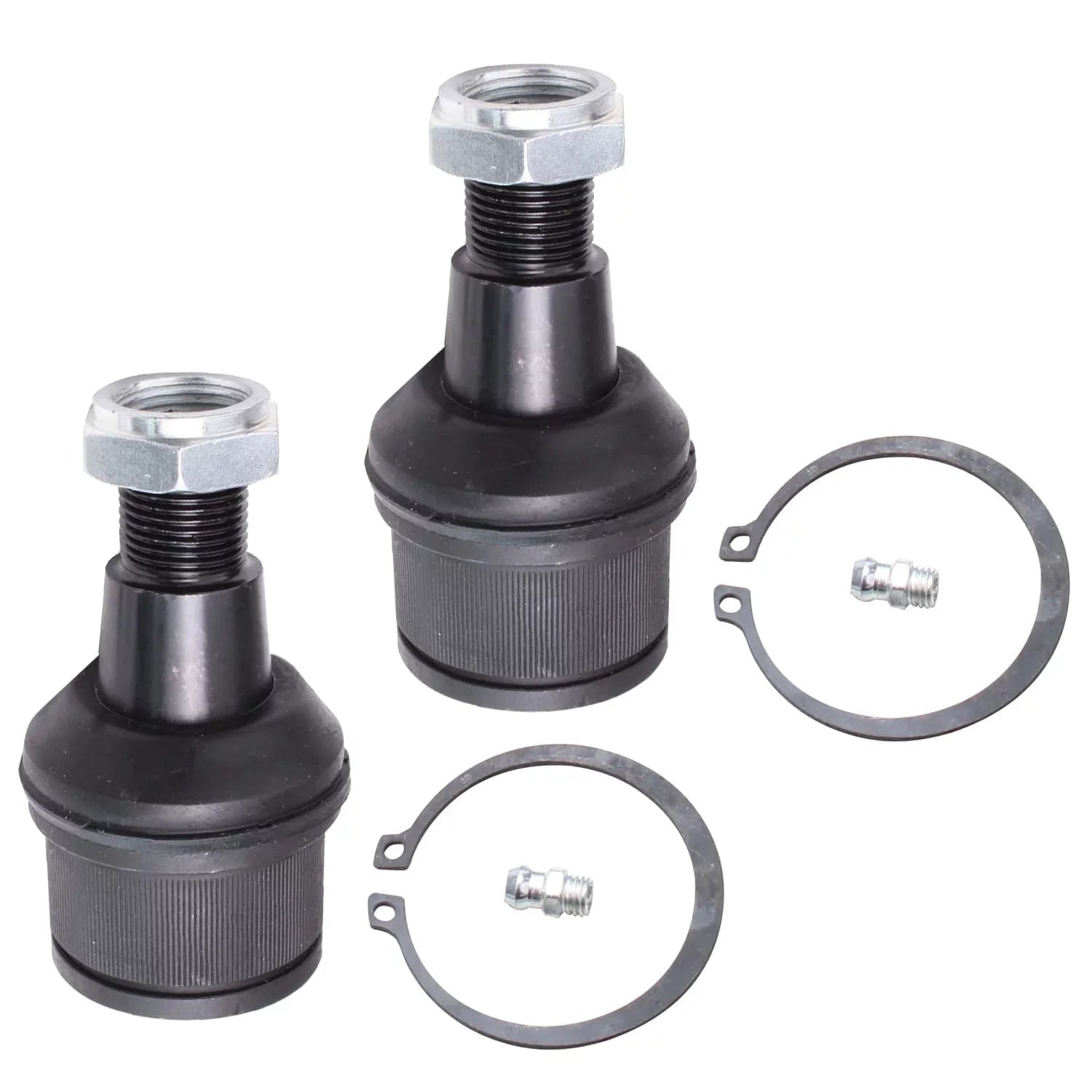 Detroit Axle - Front 12pc Suspension Kit for 4WD 00-04 Ford F-250 F-350 Super Duty, 2 Rim Bearing Hubs 4 Ball Joints 4 Tie Rods 2 Sway Bars 2000 2001 2002 2003 2004 Replacement