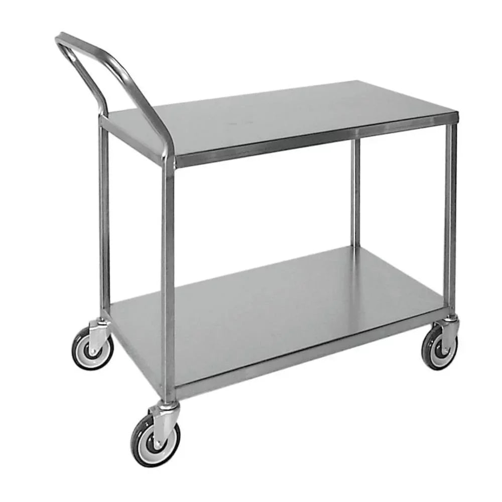 HUBERT® Stock Cart with Loop Handle Stainless Steel - 41" L x 20" W x 41" H