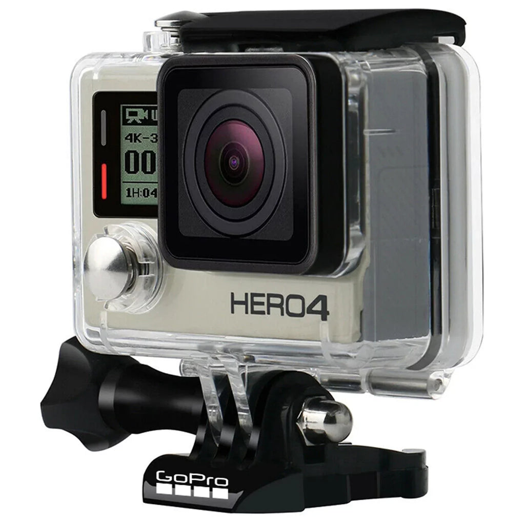 Restored GoPro Hero 4 Black Edition 12MP Waterproof Sports & Action Camera Camcorder 40m/131ft Underwater Waterproof Surf Diving Camera With Waterproof Housing Case (Refurbished)
