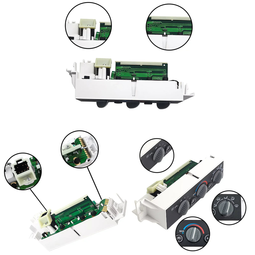 HVAC Heater Climate Control Module Compatible with Chevy, Cadillac, GMC Escalade, C1500, C2500, C3500, K1500, K2500 Suburban, C3500HD, Tahoe Control Panel - 16231175, 16238895
