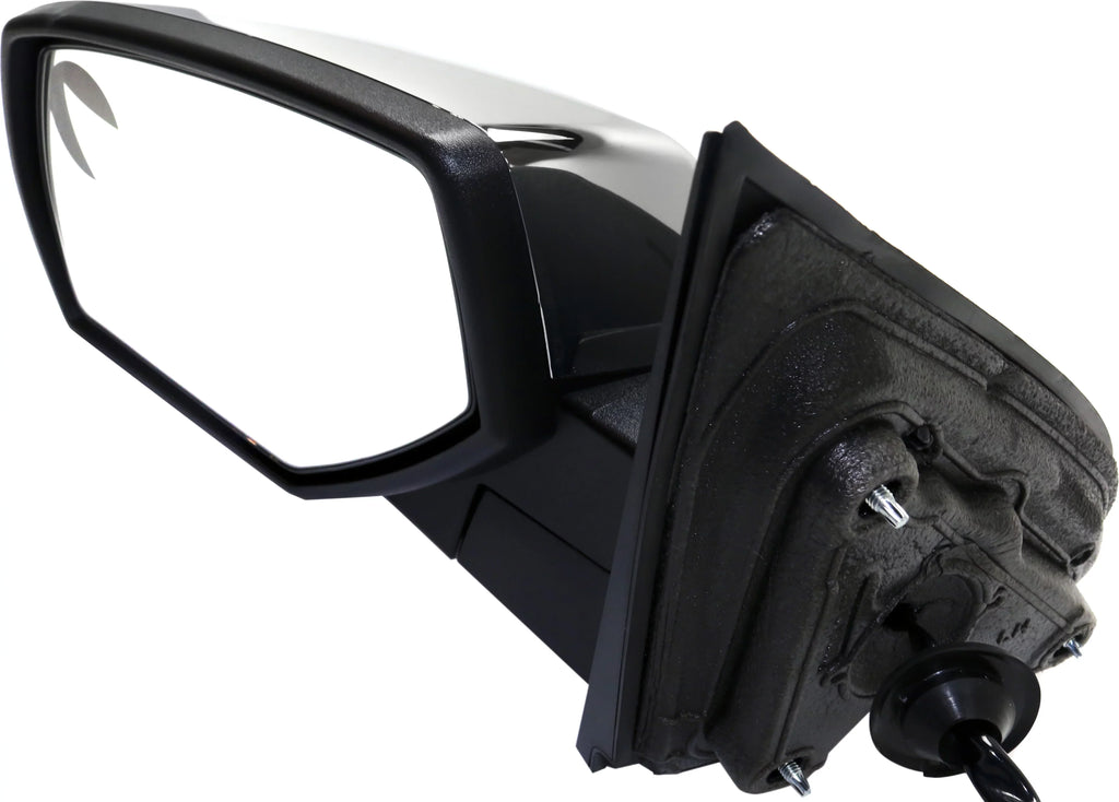 Mirror Compatible With 2015-2018 GMC Sierra 2500 HD Chevrolet Silverado 3500 Left Driver Side Heated Chrome Kool-Vue