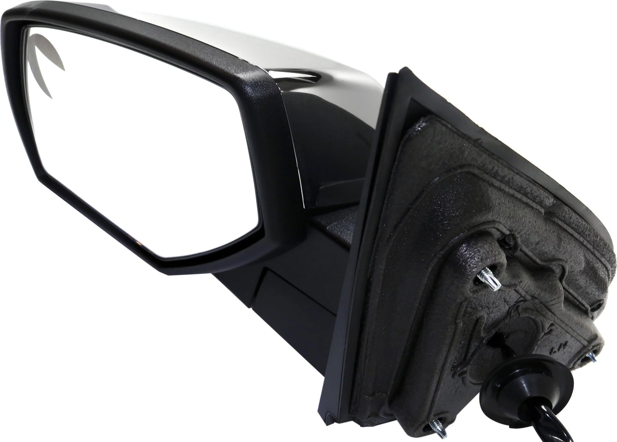 Mirror Compatible With 2015-2018 GMC Sierra 2500 HD Chevrolet Silverado 3500 Left Driver Side Heated Chrome Kool-Vue