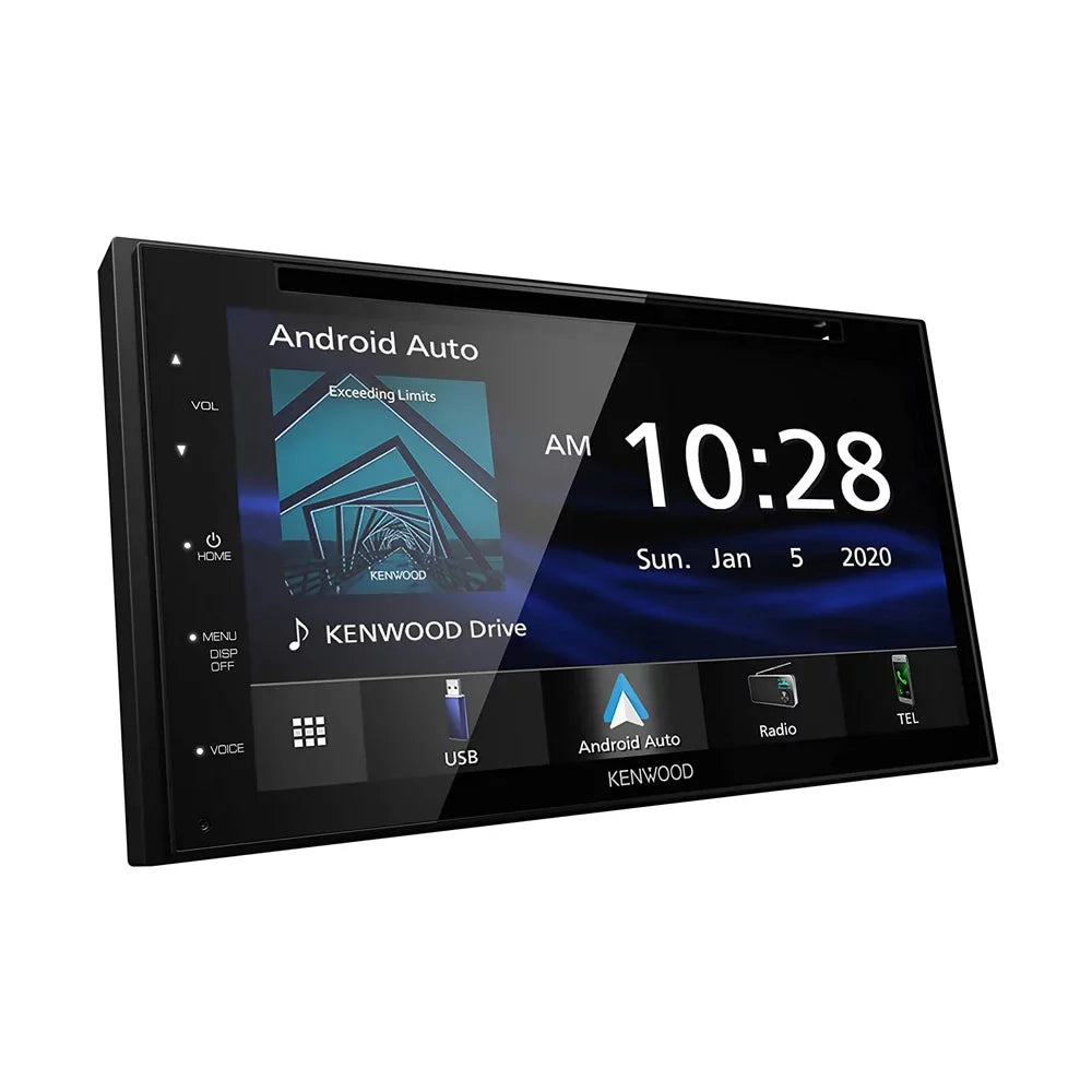New Kenwood DDX57S 6.8 Inch DVD Receiver and CMOS-130 Universal Rear View Camera