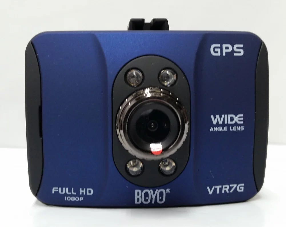 BOYO VTR7G Full HD Dash Cam "Black Box" Recorder with Built-in GPS and 2.0" LCD Display