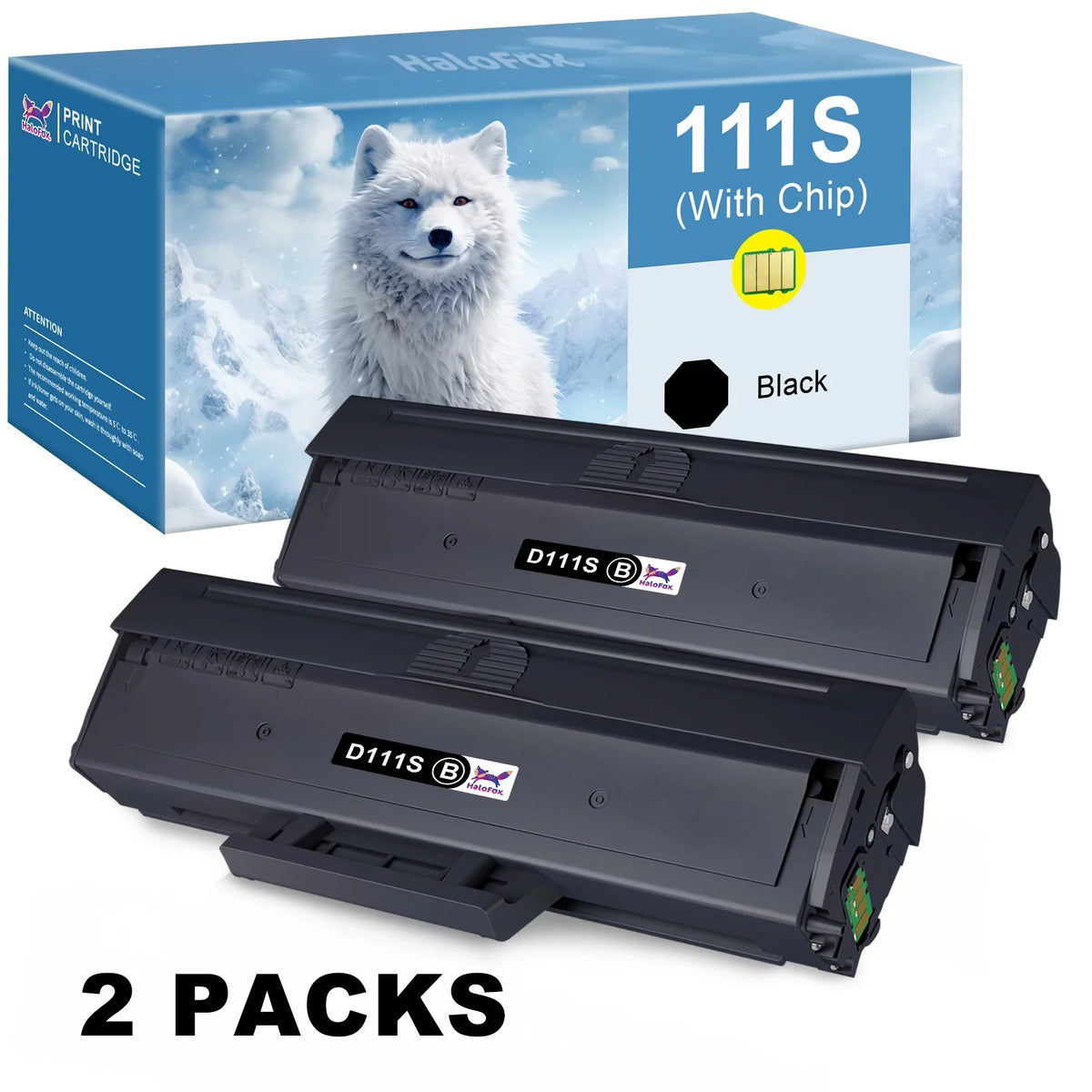 MLT-D111S D111S 111S MLT111S Toner Cartridge for Samsung MLT-D111S D111S 111S MLT111S for Samsung M2020w M2070fw M2020 M2070 M2070w M2024w M2022w M2071W (Black, 2-Pack)