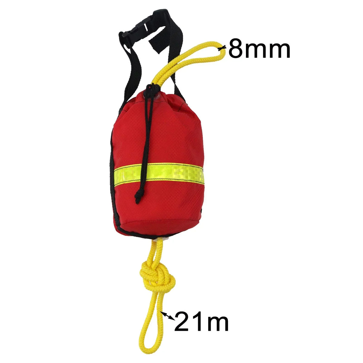 Floating Throw Bag, Throw Bag for with Rope 21M Throwing Line Yellow Throwline Rope Throw Bag for Water Sports Boating Kayaking