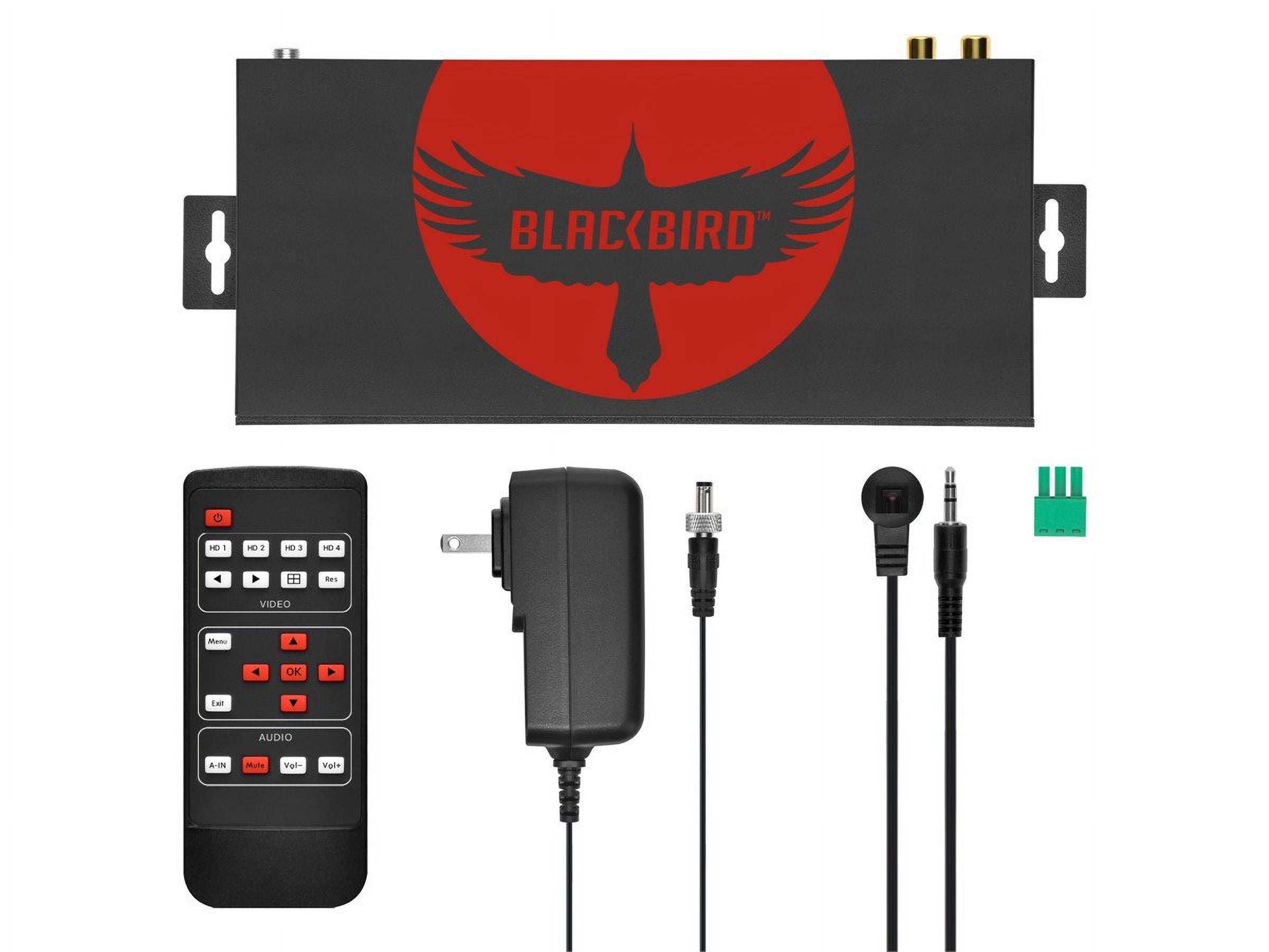 Monoprice Blackbird 4K60 Multiviewer Seamless UHD Video Switcher for Professional AV Installations, HDMI 2.0b, HDCP 2.2 and 1.x Audio Extraction, 18Gbps video bandwidth - Pro-Series