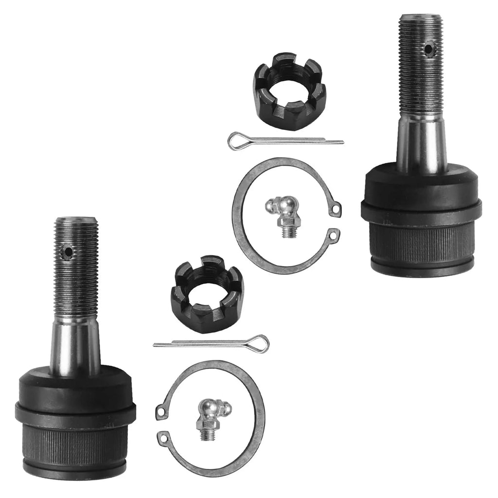 Detroit Axle - Front 12pc Suspension Kit for 4WD 00-04 Ford F-250 F-350 Super Duty, 2 Rim Bearing Hubs 4 Ball Joints 4 Tie Rods 2 Sway Bars 2000 2001 2002 2003 2004 Replacement