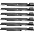 RAParts 038-6050-00 Set of Six (6) Mower Blade For 60" Cut fits Various Makes & Models