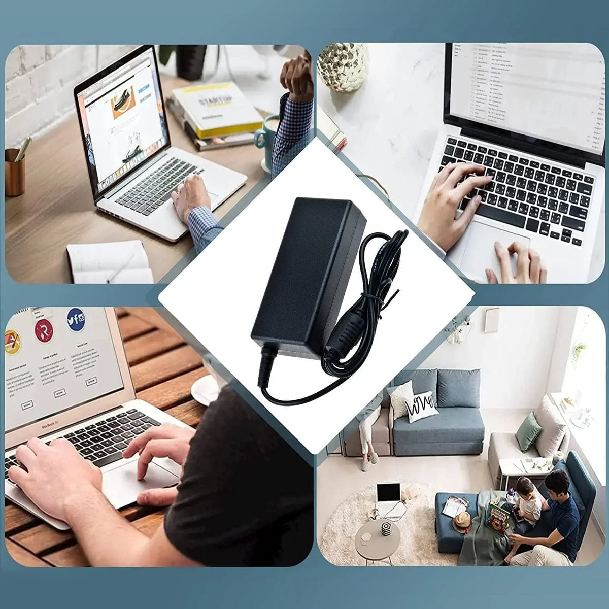 Guy-Tech AC / DC Adapter Compatible with Vostro 14 3000 3459 14-3459 14" LED Laptop Notebook PC Power Supply Cord Cable
