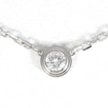Pre-Owned Cartier D'Amour SM K18WG Necklace Diamond Total weight approx. 3.0g Approx. 41cm Similar (Good)