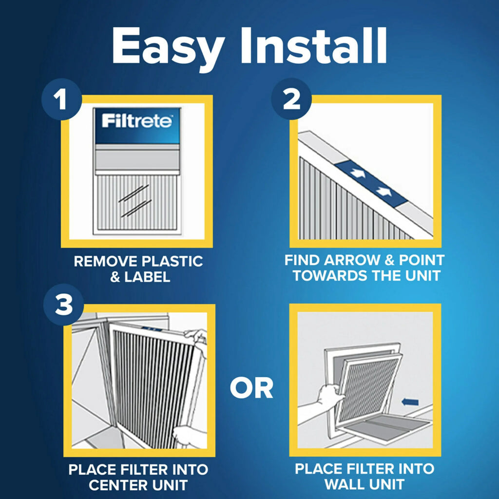 Filtrete 16x24x1 Air Filter, MPR 700 MERV 8, Dust, Pollen, and Pet Dander Reduction, 1 Filter