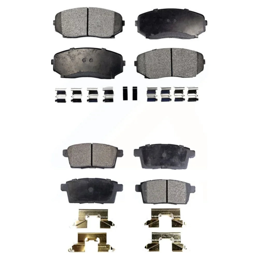 Front Rear Semi-Metallic Brake Pads Kit For Ford Edge Mazda CX-9 CX-7 Lincoln MKX KPF-100094