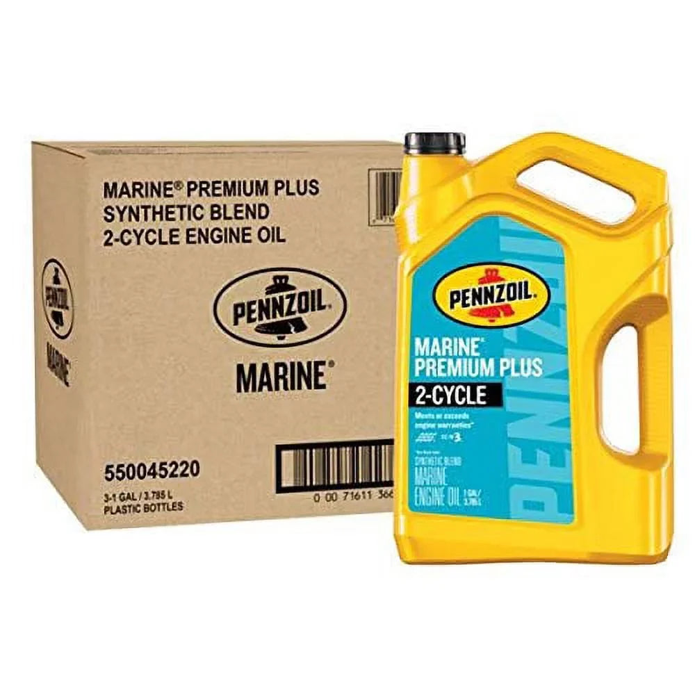 Pennzoil 550045220; Oil, Tcw3 Synthetic 2-Cycle Outboard (Pack Of 3)