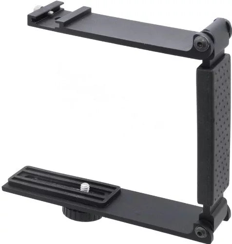 High Quality Aluminum Mini Folding Bracket For Sony Alpha A6500 (Accommodates Flashes, Lights Or Microphones)