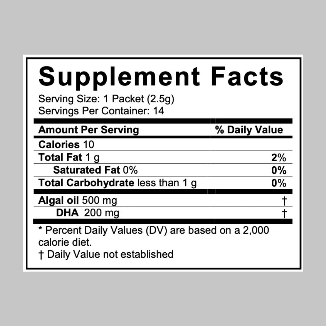 Coromega, Vegan Omega-3, Algal Oil DHA, Orange, 60ct