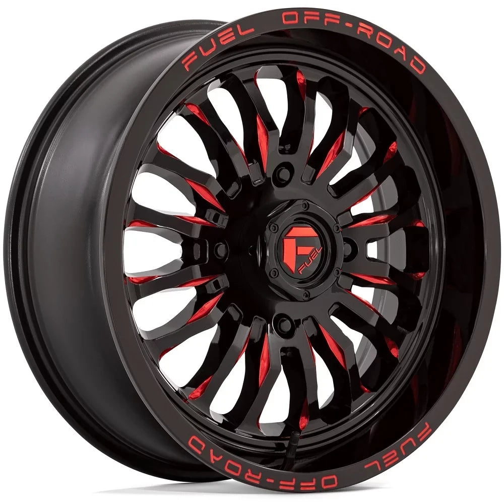 Fuel ARC 18" Wheels Red 36" XCR350 Tires Polaris RZR XP 1000 / PRO XP / Ranger XP 900/1000