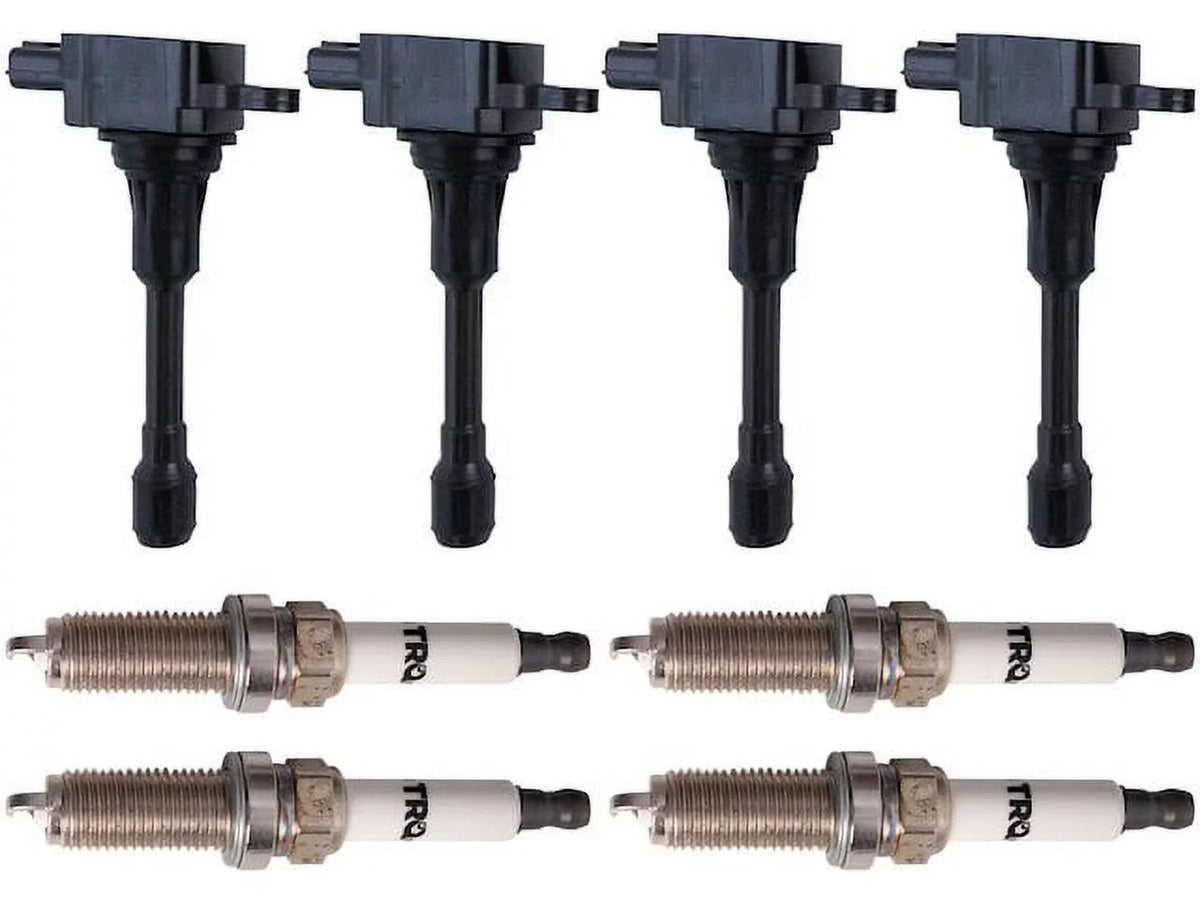 Ignition Coil and Spark Plug Kit - 8-Piece - Compatible with 2007 - 2018 Nissan Altima 2.5L 4-Cylinder 2008 2009 2010 2011 2012 2013 2014 2015 2016 2017