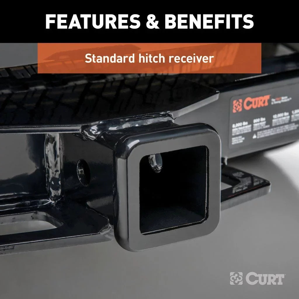 Curt Manufacturing 13484 Class III Receiver Hitch, 2" 4000lb,18-24 Volvo XC60