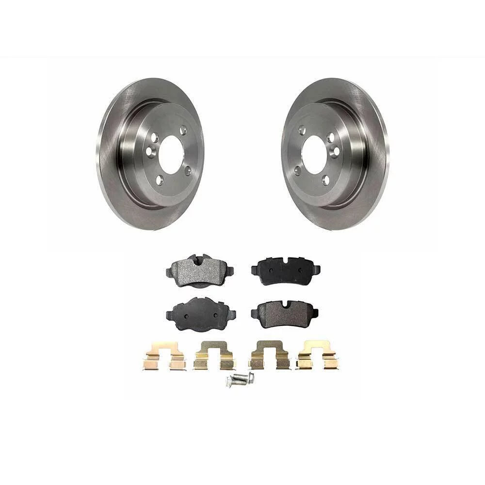 Rear Disc Rotors & Semi-Metallic Brake Pads Kit For Mini 2007-2015 Cooper 259Mm