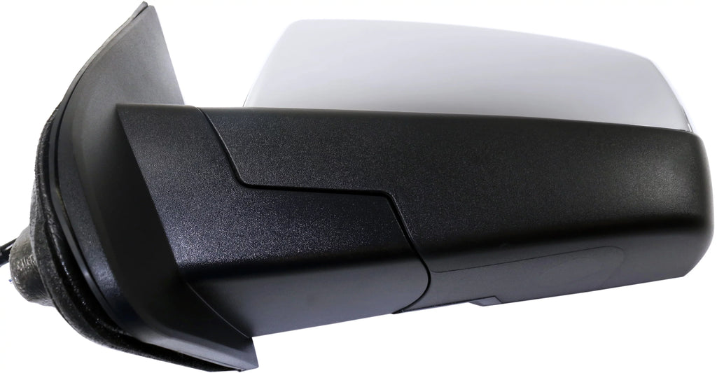 Mirror Compatible With 2015-2018 GMC Sierra 2500 HD Chevrolet Silverado 3500 Left Driver Side Heated Chrome Kool-Vue