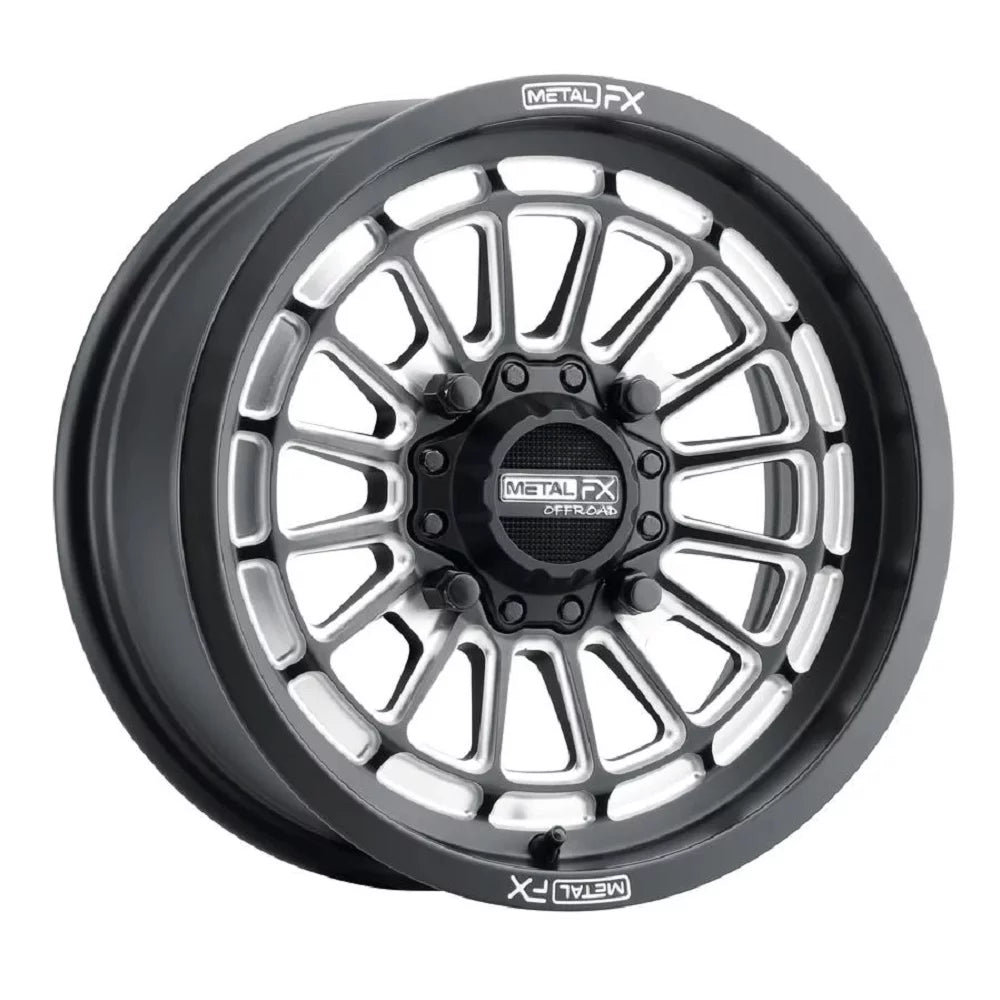 MetalFX Delta CC 15x7/15x10 Wheels Bk 30" Sand Stripper TT/XL Tires Polaris RZR XP 1000 / PRO XP / Ranger XP 900/1000