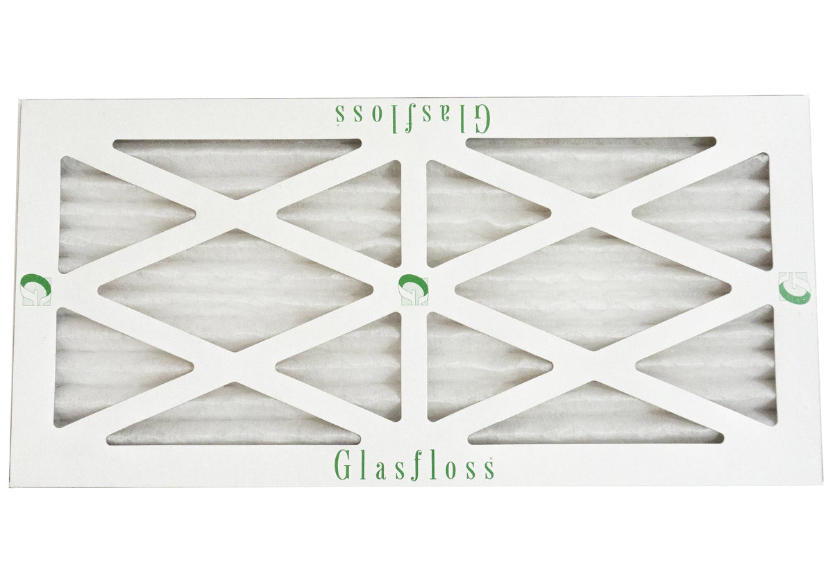Glasfloss 13x20x1 - MERV 10 -Qty:4 - Furnace Air Filter - Made in USA (Actual Size: 12.5 x 19.5x7/8 inch)