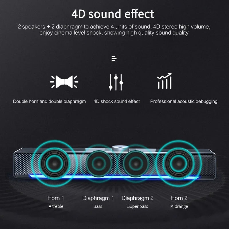 Enhanced Audio Sleek Design High-quality Immersive Surround Sound Seamless Connectivity Immersive Listening Experience Dynamic Bass Easy Setup