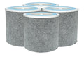 HP102 True HEPA Filter Replacement Activated Carbon For Shark Air Purifier HP102 HC452, 4 Packs