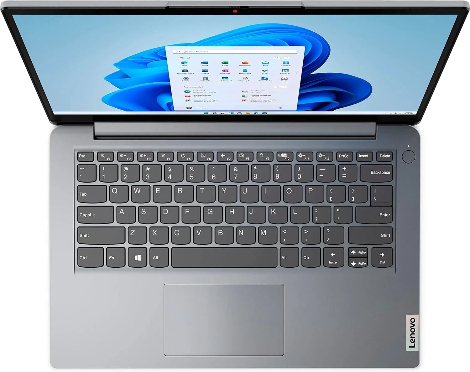 IdeaPad 1i 14" Laptop Computer, Intel Pentium Silver N5030 Processor, 4GB DDR4 RAM, 128GB eMMC + 64GB SD Card, WiFi 6, Bluetooth 5.1, 1-Year Office 365, Cloud Grey, Windows 11 S