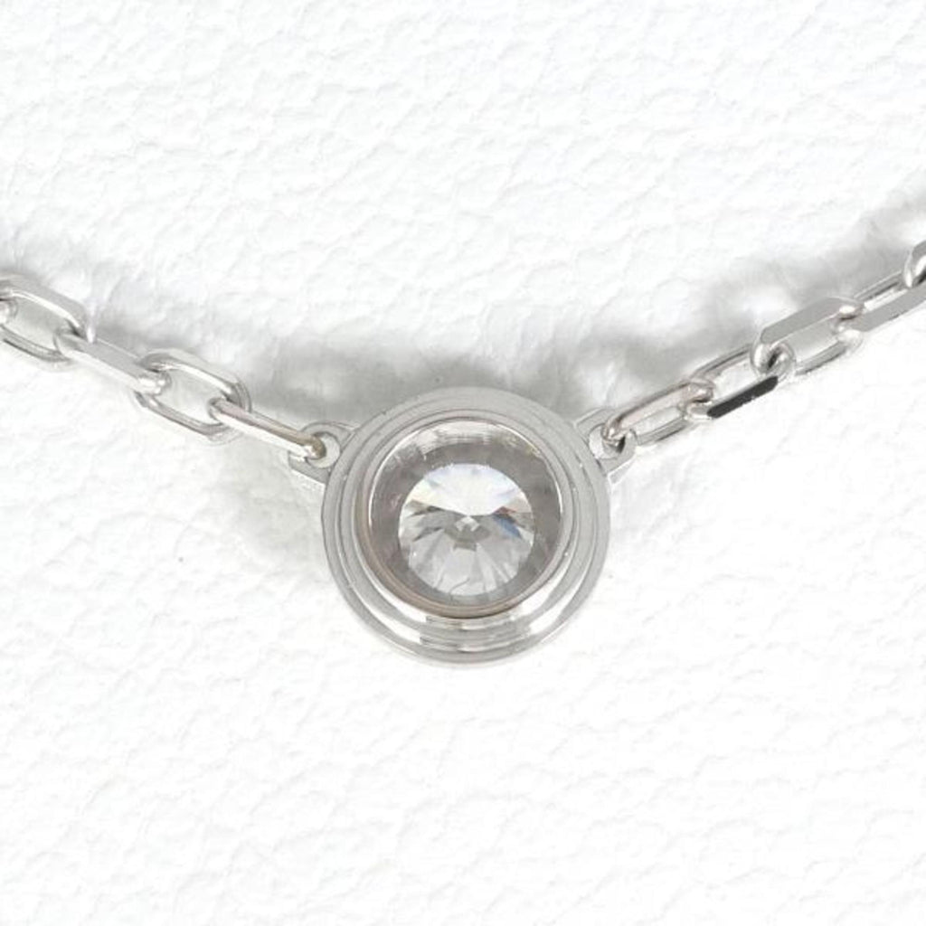 Pre-Owned Cartier D'Amour SM K18WG Necklace Diamond Total weight approx. 3.0g Approx. 41cm Similar (Good)