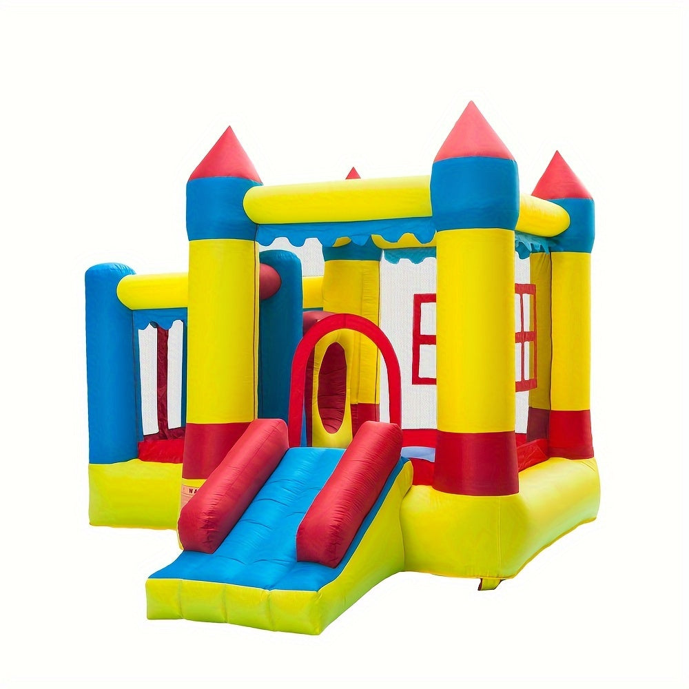 DFSDFGF32 3.2*3*2.5m 420D Thick Oxford Cloth Inflatable Bounce House Castle Ball Pit Jumper Play Castle Multicolor