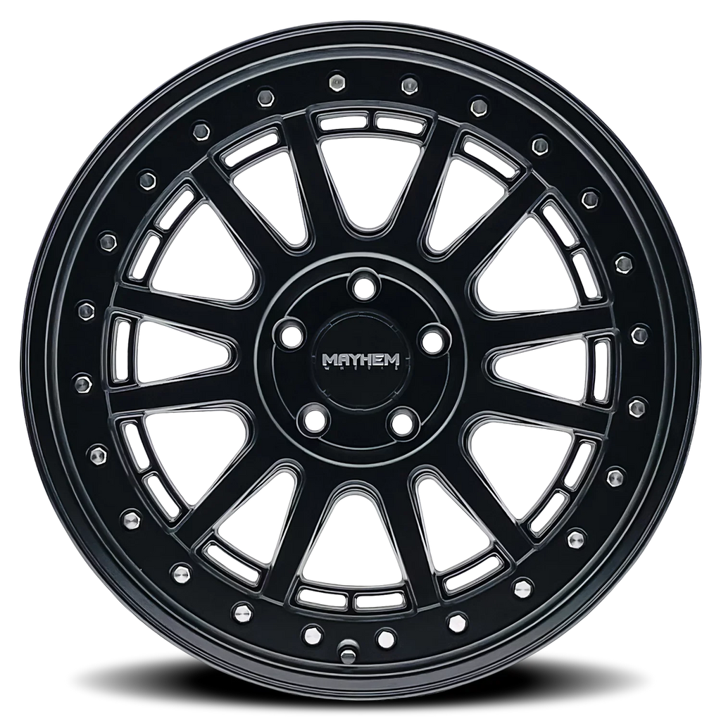 18x9 Mayhem 8305 Compass Matte Black Rim 6x135 (18mm)