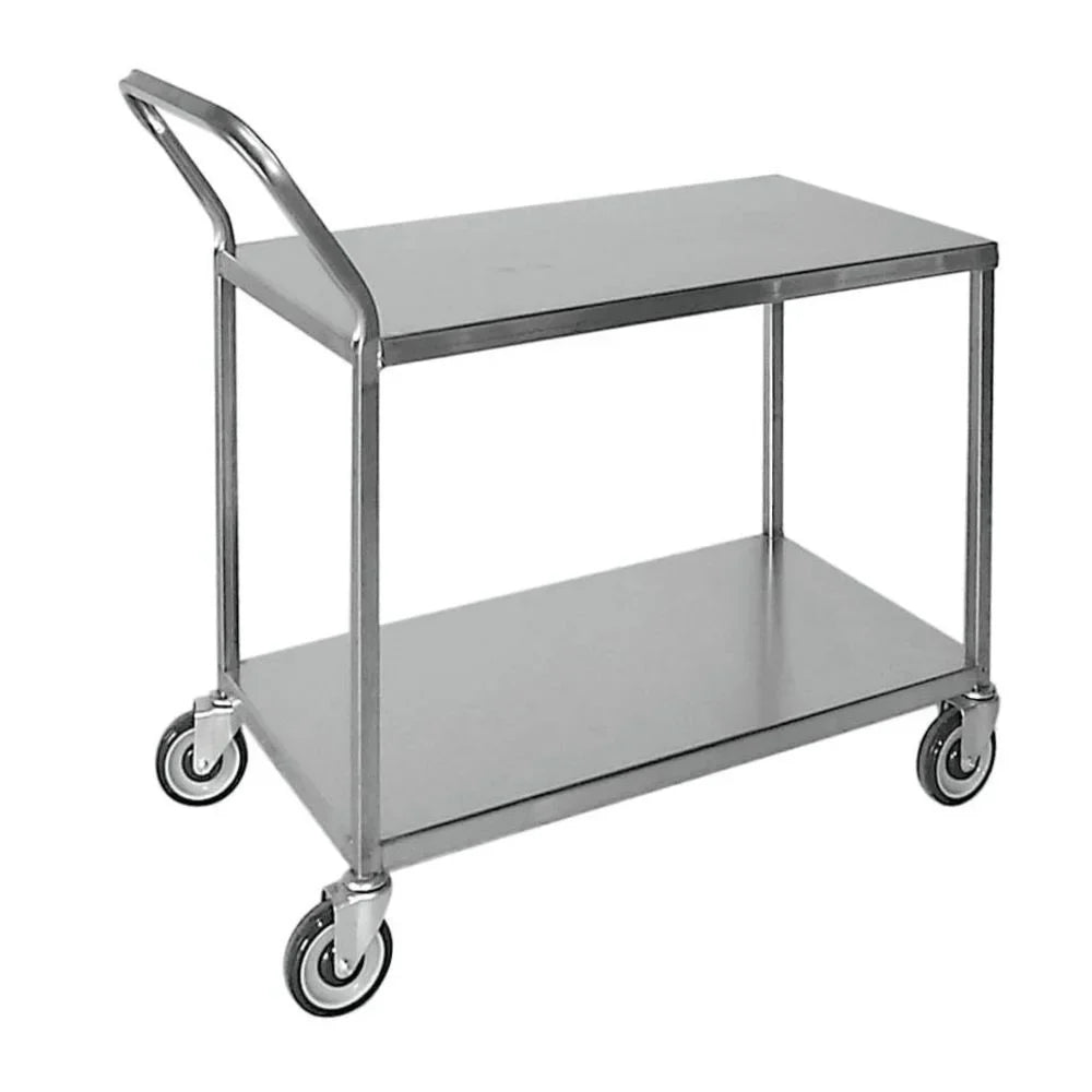 HUBERT® Stock Cart with Loop Handle Stainless Steel - 41" L x 20" W x 41" H