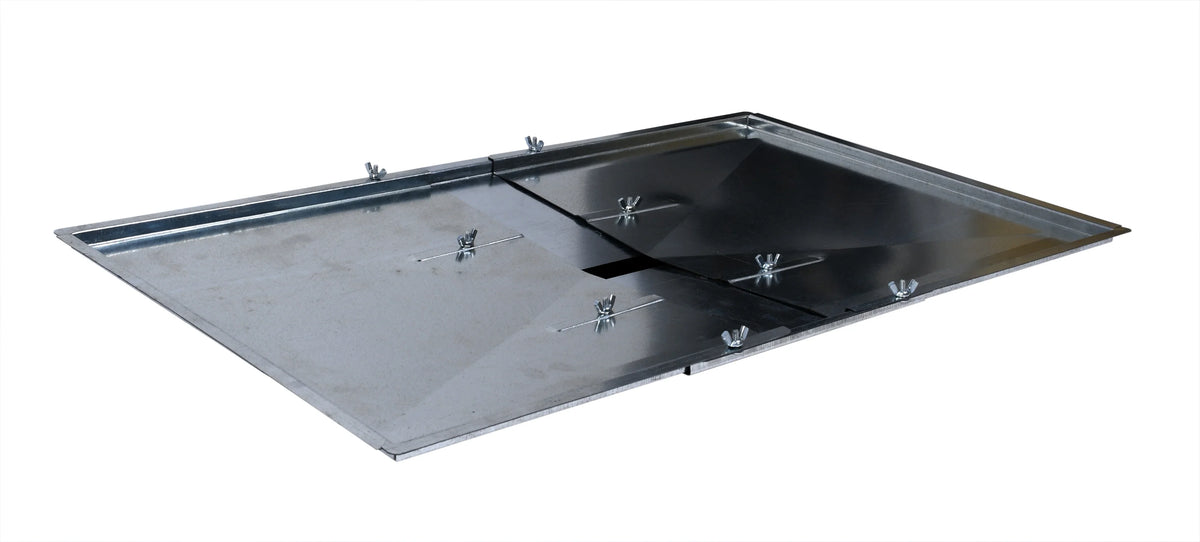 Replacement Grease Tray Set for Bbq Grill Models from Nexgrill, Dyna Glo, and Others (Length 24.5" to 27", Width 15.5")