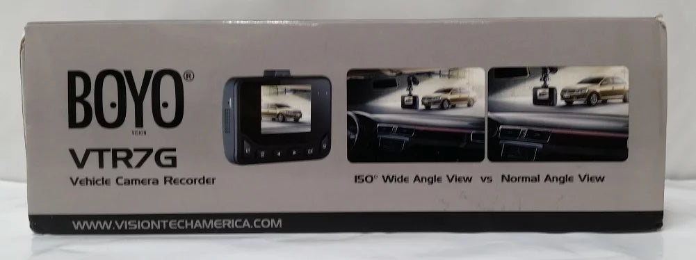 BOYO VTR7G Full HD Dash Cam "Black Box" Recorder with Built-in GPS and 2.0" LCD Display