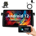 Android 12 Car Radio Stereo for BMW E46 M3 9 inch Touch Screen 2+32GB USB RDS Apple Carplay Android Auto HD WIFI GPS FM Bluetooth