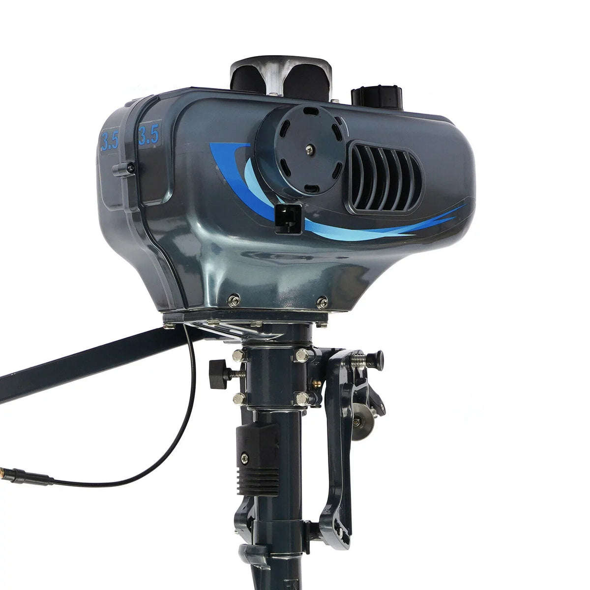DENEST 3.5HP 2 Stroke Outboard Motor Fishing Boat Engine CDI Water Cooling 4000-5000rpm