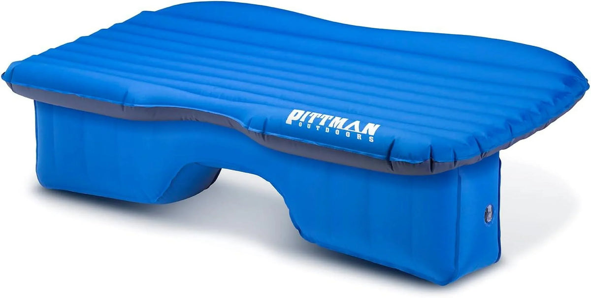 Pittman Outdoors PPI-BLU-TRKMAT Inflatable Fabric Rear Cushion Truck Air Bed Mattress | 5 Feet In Length | Fits Full-Sized Trucks And 's, Blue