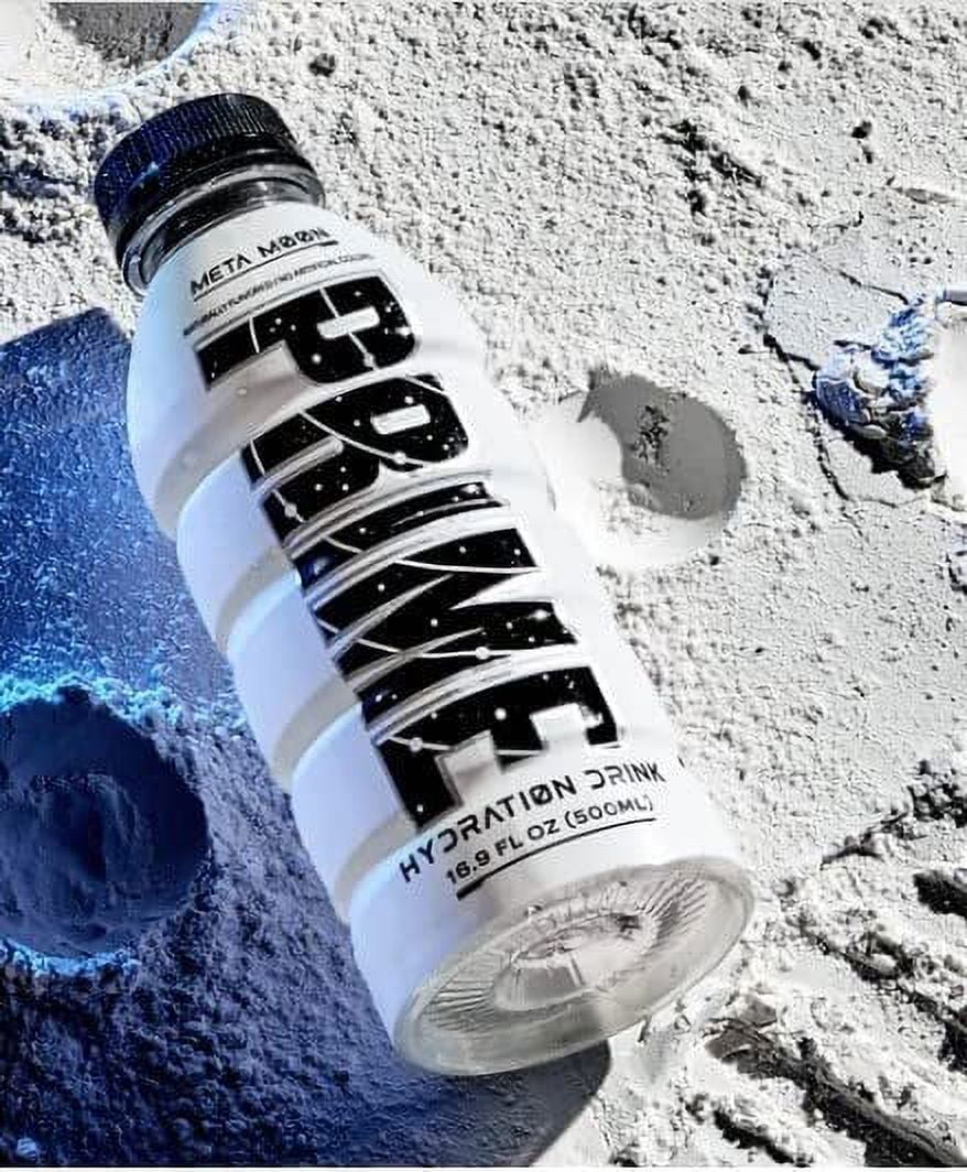 Prime Hydration with BCAA Blend for Muscle Recovery Meta Moon 12 Drinks, 16 fl oz. Each