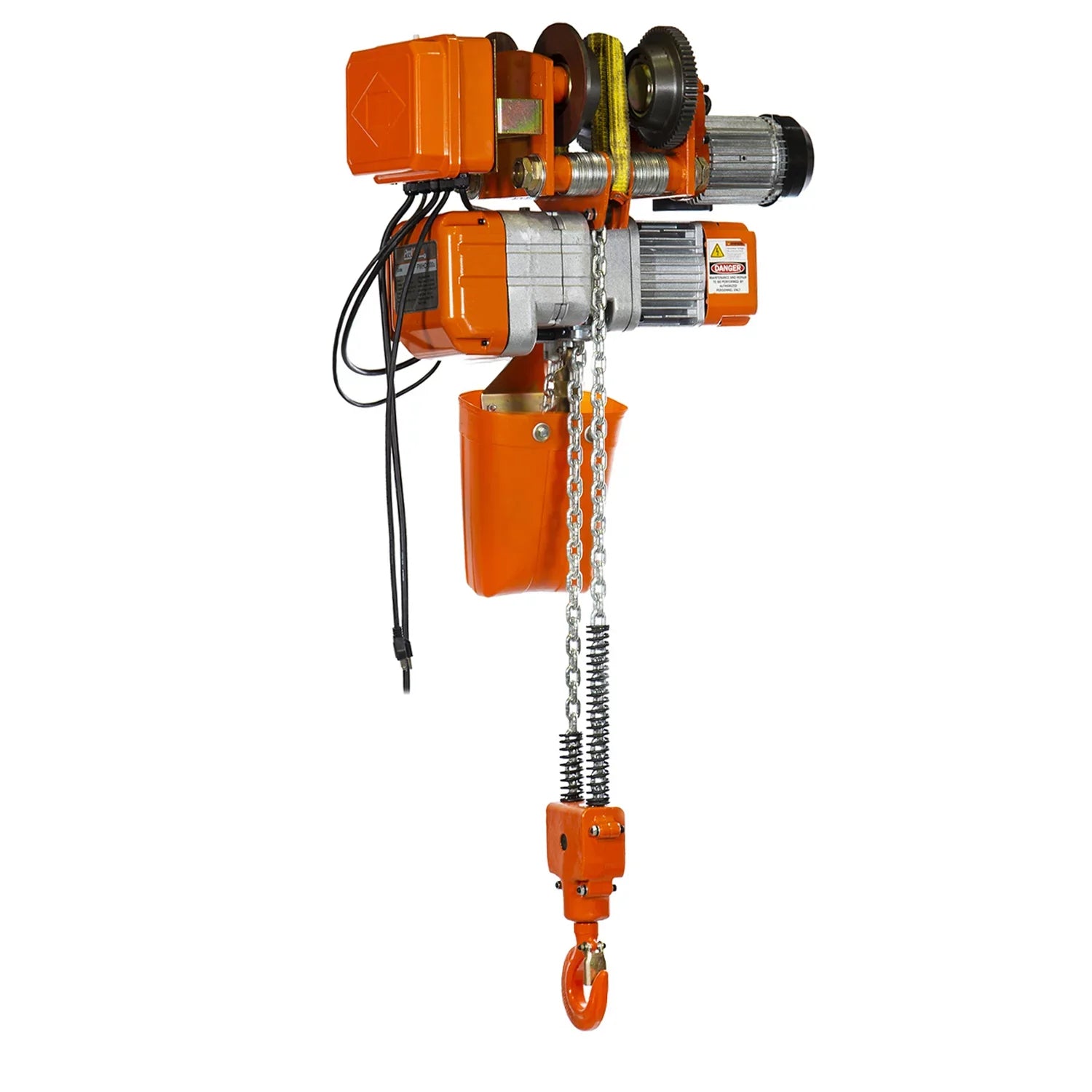 Prowinch 1 Ton Electric Chain Hoist Power Trolley 20 ft. G80 Chain M3/H2 220V