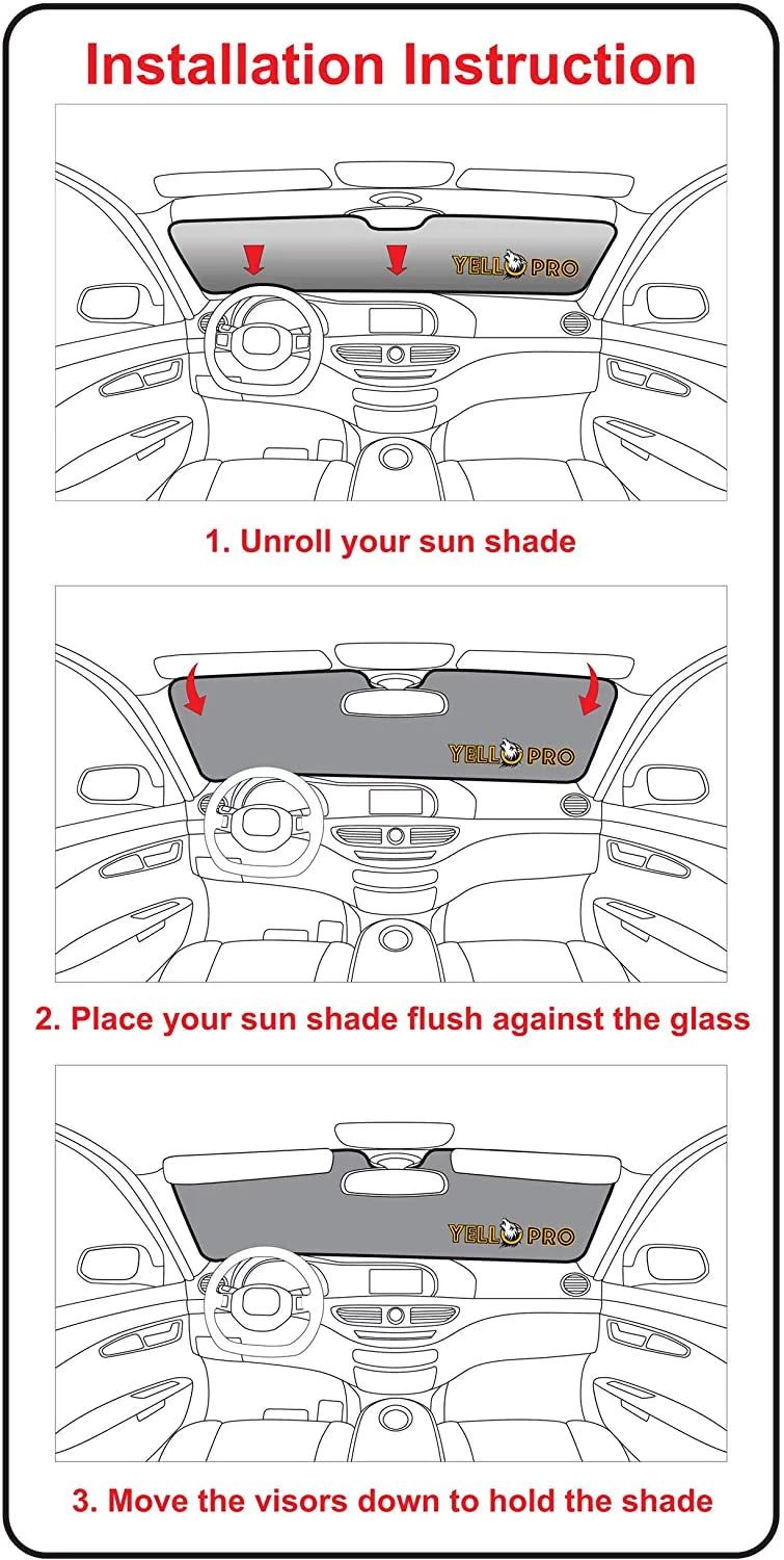 Front Windshield Sunshade for 2019-2024 BMW X4 SUV