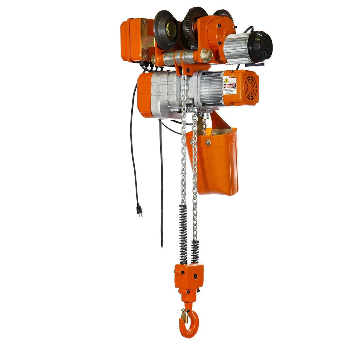 Prowinch 1 Ton Electric Chain Hoist Power Trolley 20 ft. G80 Chain M3/H2 220V