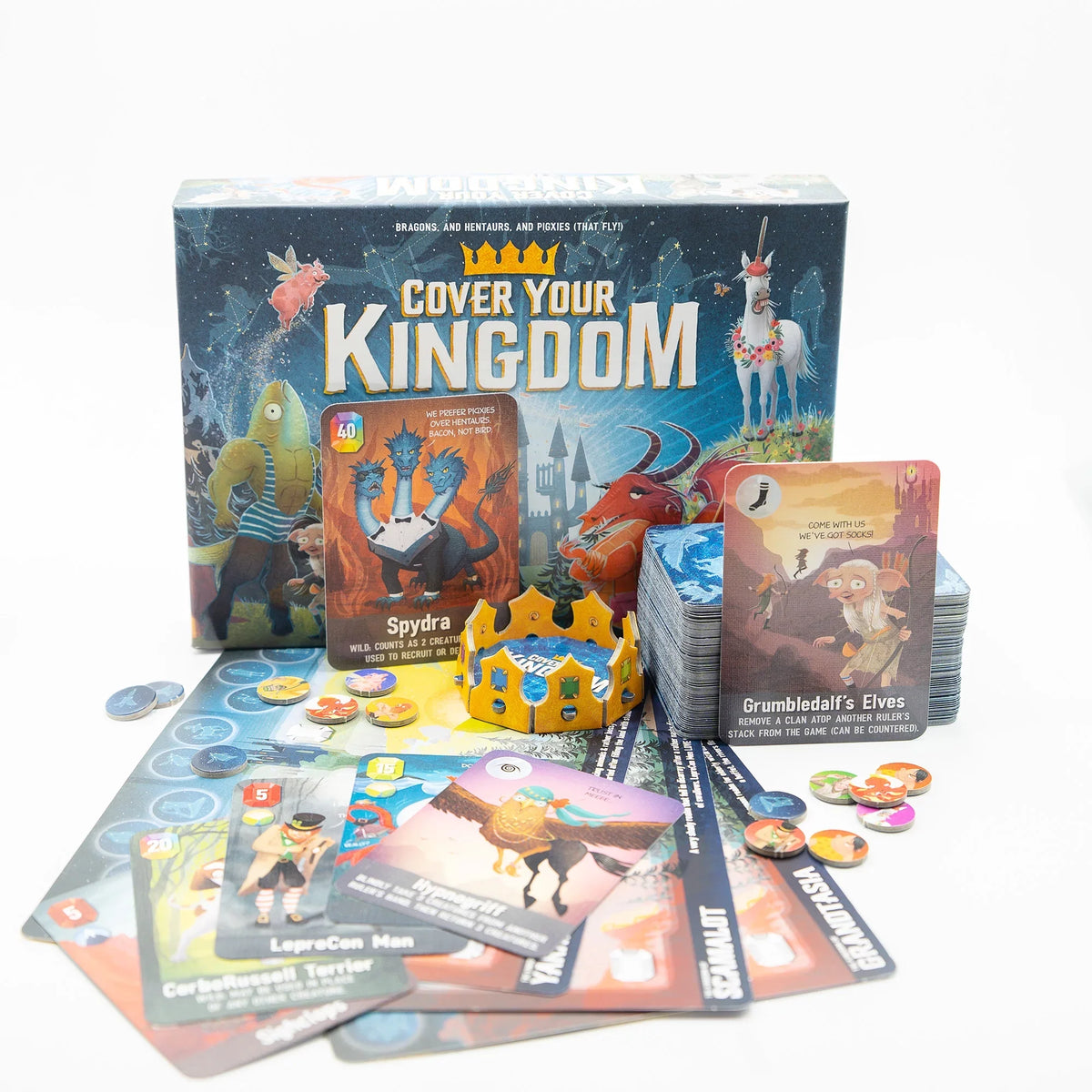 Cover Your Kingdom Board Game, by Grandpa Beck's Games