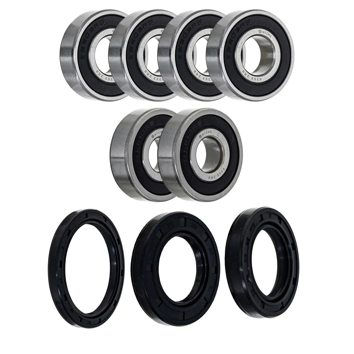 Niche Rim Bearing Seal Kit for Yamaha SR500 6203-2RS MK1008724