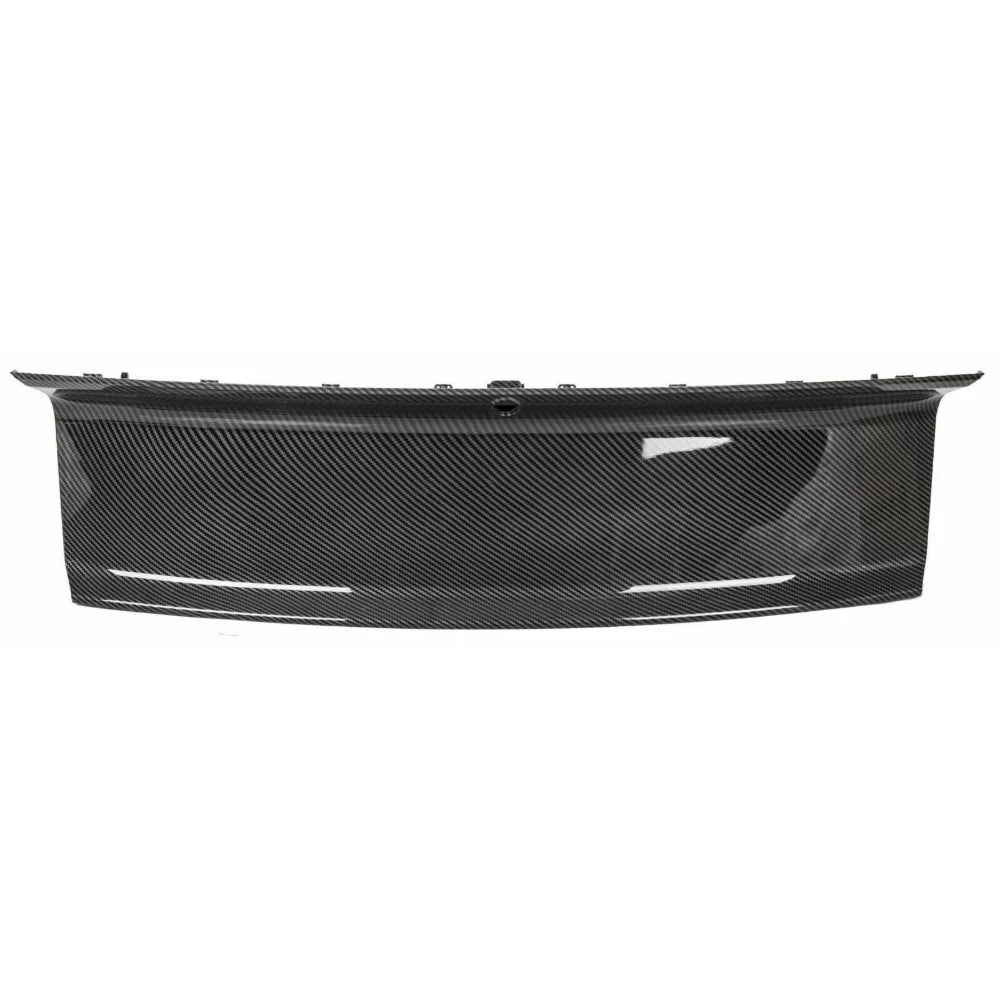 For Ford 2015-2021 Mustang Gt Carbon Fiber Print Rear Trunk Panel Decklid Cover