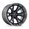 20x10 Fuel FC402 Catalyst Gloss Black W/ Brushed Gray FORGED Rim 6x135 (-18mm)